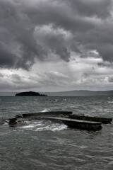 Temporale sul lago di Bolsena