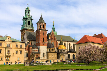 Europe, Poland, Krakow. The Wawel Castle. UNESCO World Heritage Site.