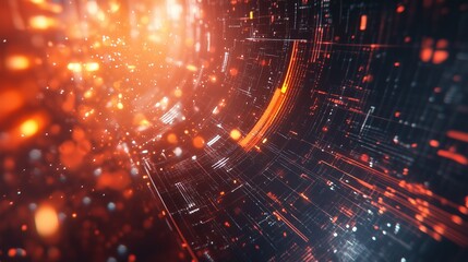 Obraz premium Black and white background. High tech technology is a futuristic technology. Abstract abstract abstract particle background mesh. Monochrome abstract backdrop lifestyle.