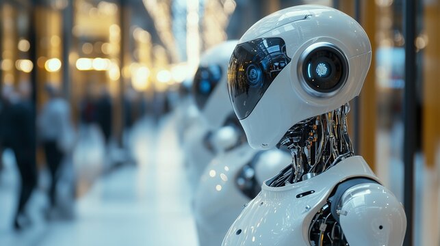 An image of a robot. Artificial intelligence algorithms and pricing strategies. Personalized artificial intelligence model pricing dynamic. A picture of a lifestyle robot.