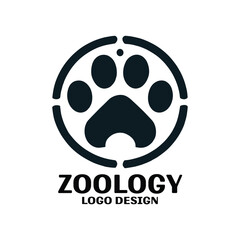 Fototapeta premium Zoology Vector Logo Design