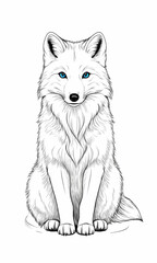 Obraz premium vector illustration of a wolf
