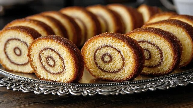 bolo de rolo brazilian sweets video 