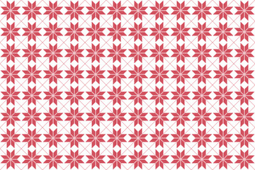 Modern Baltic Star Octagram Pattern