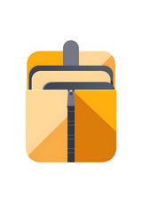 Modern Zipped Package Icon Representing File Compression and Efficient Digital Storage