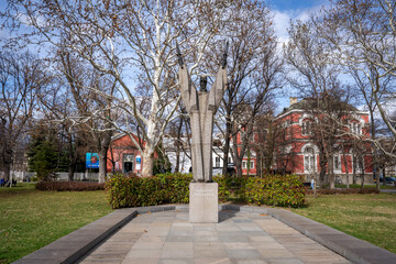 Obraz premium Monument of Clement of Ohrid in Sofia, Bulgaria