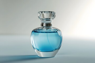High-Quality Perfume Bottle AI Art Isolated In Clean Background