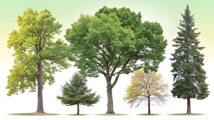 Obraz premium vector illustration of a tree