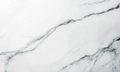 Obraz premium Elegant white marble texture with subtle grey veins creates a sophisticated and clean background.
