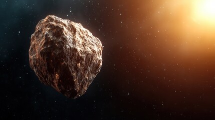 Stealth reconnaissance probe camouflaged as asteroid outer space gigapixel imagery cosmic environment orbital viewpoint