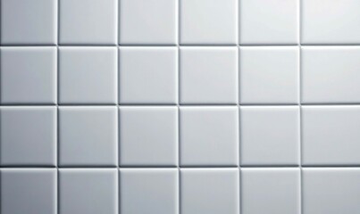 Detailed close-up of a white square tile pattern ideal for backgrounds and designs with clean, modern aesthetics.