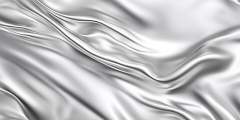 silver wavy background with liquid metal texture. smooth texture. steel, aluminum or other metals. vintage style. simple illustration