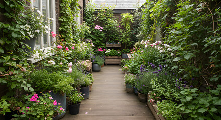 Fototapeta premium Exterior home garden 