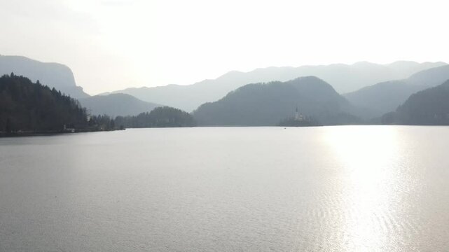 lake in the mountains