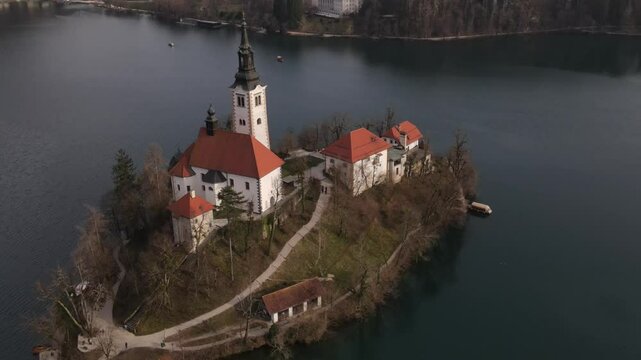 castle on the lake