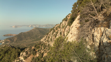 view from the top of the mountain