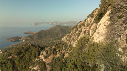 view from the top of the mountain