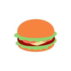 hamburger  icon vector illustration