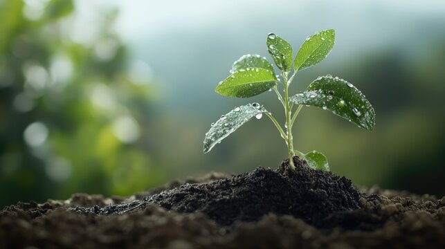 International Day of Plant Health: background design, ecological poster, wellness banner, sustainable text, plant health, green wallpaper, flora protection, environmental postcard, copy space message. - Powered by Adobe