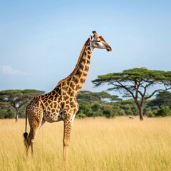 Fototapeta premium giraffe in africa