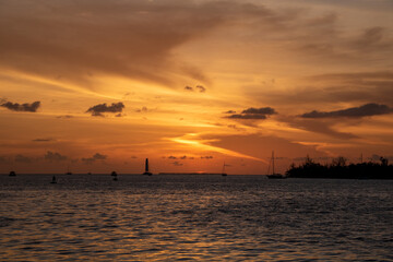 Sunset in Key West, Florida