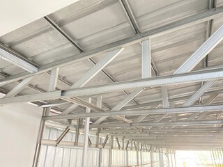 Roof construction of a building