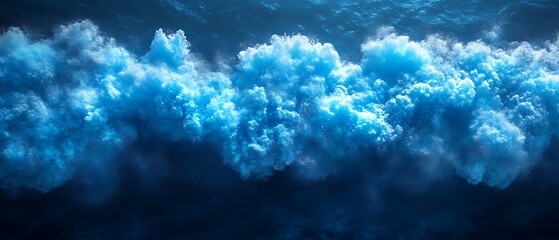 Obraz premium Underwater Blue Cloudscape