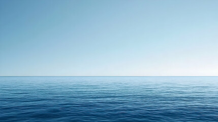 Obraz premium Vast Blue Ocean Horizon