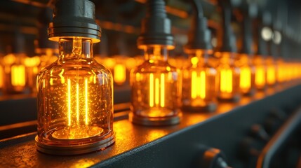 Industrial smoke emissions captured in liquid amber factory setting gigapixel photography urban environment macro viewpoint