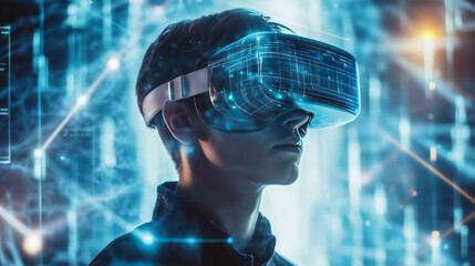 Male News Presenter Speaking about Breakthrough in Technology