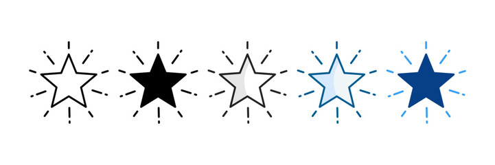 Starlight Icon Set Multiple Style Collection