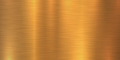 Gold metallic gradient with scratches. Gold foil surface texture effect. Vector illustration