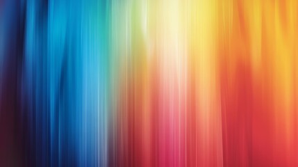 Obraz premium Vibrant Rainbow Stripes Abstract Background
