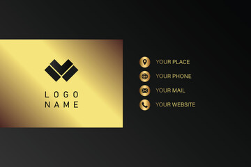 Elegant Gold and Black Business Card Design (17)