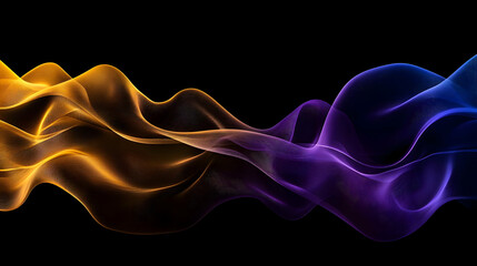 Naklejka premium Abstract Gradient Waves