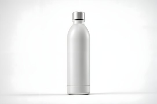 Stainless Steel Water Bottle Mockup for Eco Friendly Branding