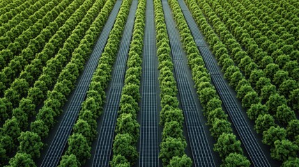 Timelapse of tree growth for sustainable paper production forest nature photography aerial view eco-friendly concept