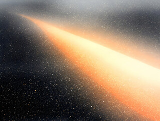 Abstract Cosmic Light Streak Across Starry Space Background Illustration