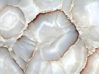 Obraz premium Abstract Texture Of White Marble With Brown Veins Photo