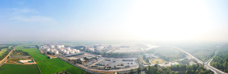 Solar Farm (solar cell), Renewable green alternative energy. Power plant. Solar photovoltaic and...