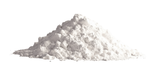 of a pile of white powder