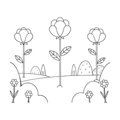 tree with birds coloring book