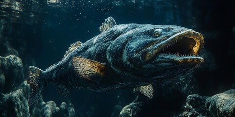 Fototapeta premium Deep Sea Fish in Aquarium