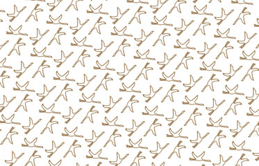 Tropical Flamingo seamless Pattern. Exotic Wildlife Vector. Ideal for textile prints, wallpapers, fashion designs, decorative backgrounds, and creative branding,