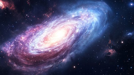 Spiral galaxy in deep space (16)