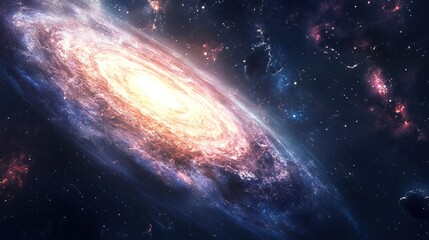 Spiral galaxy in deep space (23)