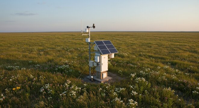 Remote Arctic Weather Station: Monitoring Climate Change in the Tundra