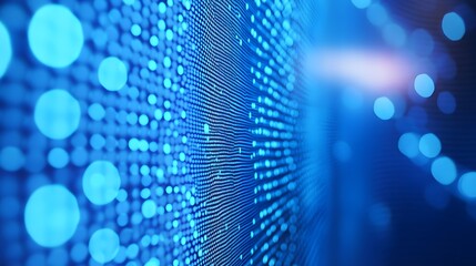 Close-up Blue Backlit Poster Print Professional Photography