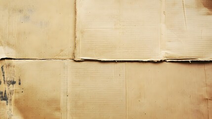 High-Quality Vintage Cardboard Texture Background with a 16:9 Aspect Ratio for Design Projects