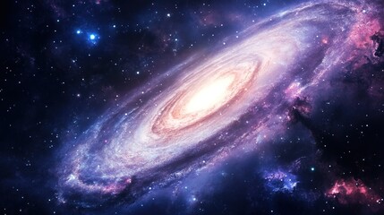 Spiral galaxy in deep space (26)